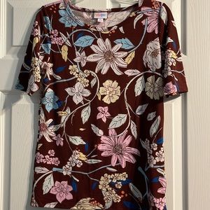 LuLaRoe GiGi Tee/Shirt/Top-Fitted Size : Medium Floral